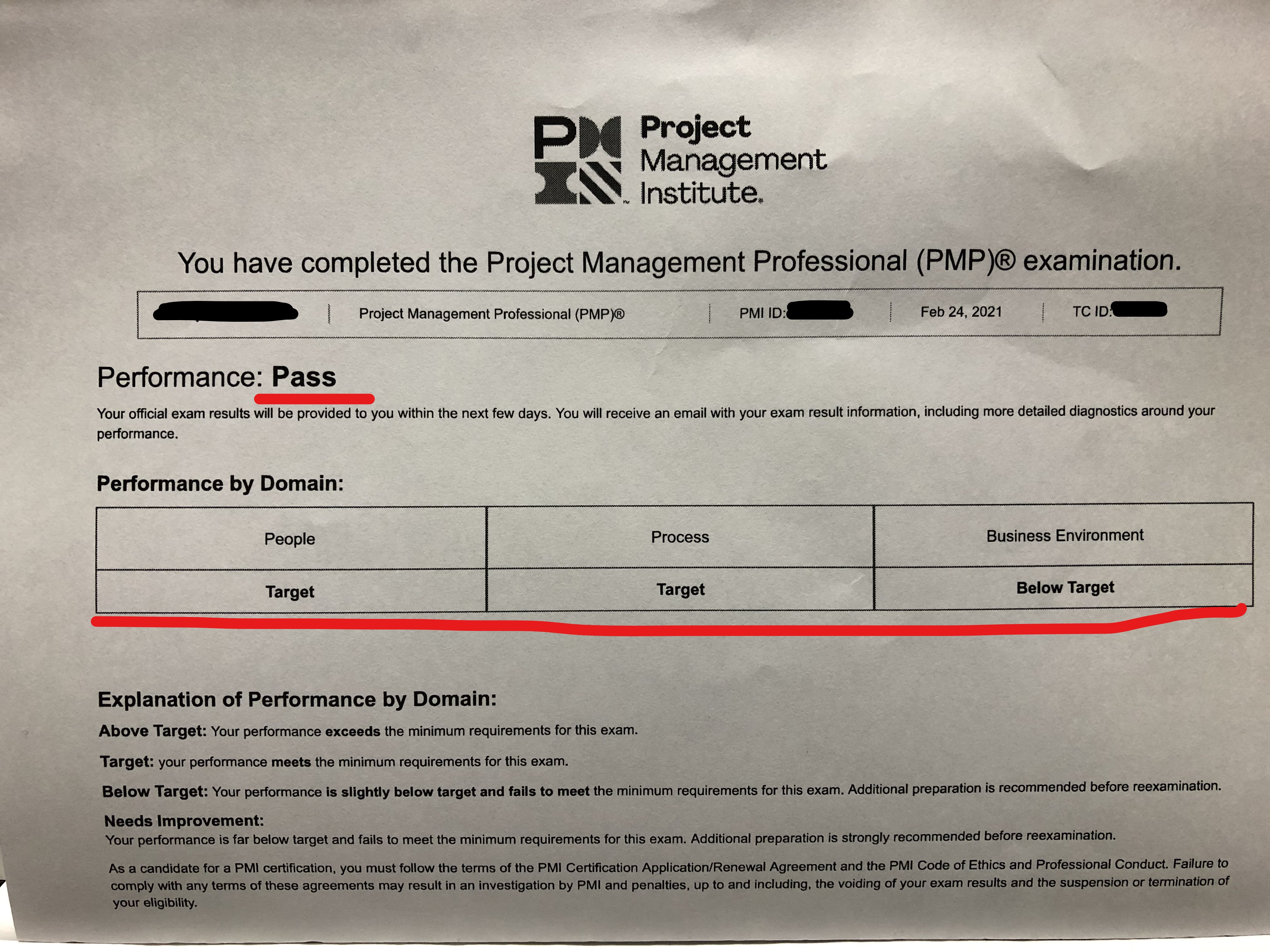 PMP試験合格体験記